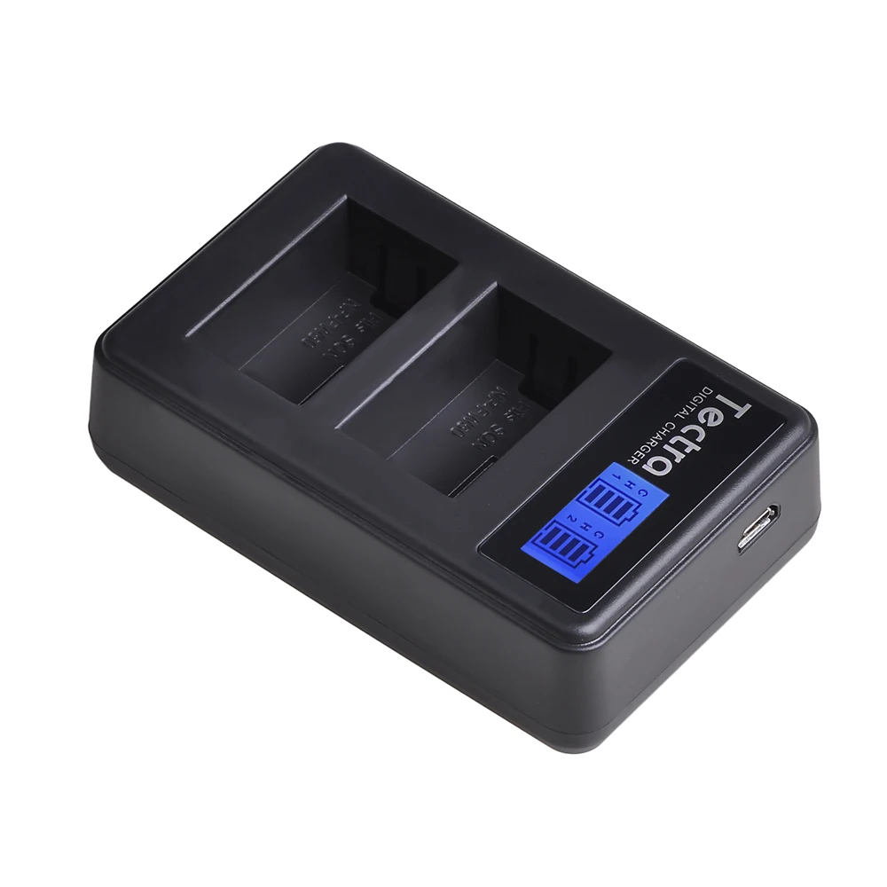 Tectra NP-FW50 NPFW50 NP FW50 Зарядное устройство для Sony NEX-7 NEX-5N nex-f3 NEX-3D NEX-3DW NEX-3K A6500 ЖК-дисплей USB двойной Зарядное устройство