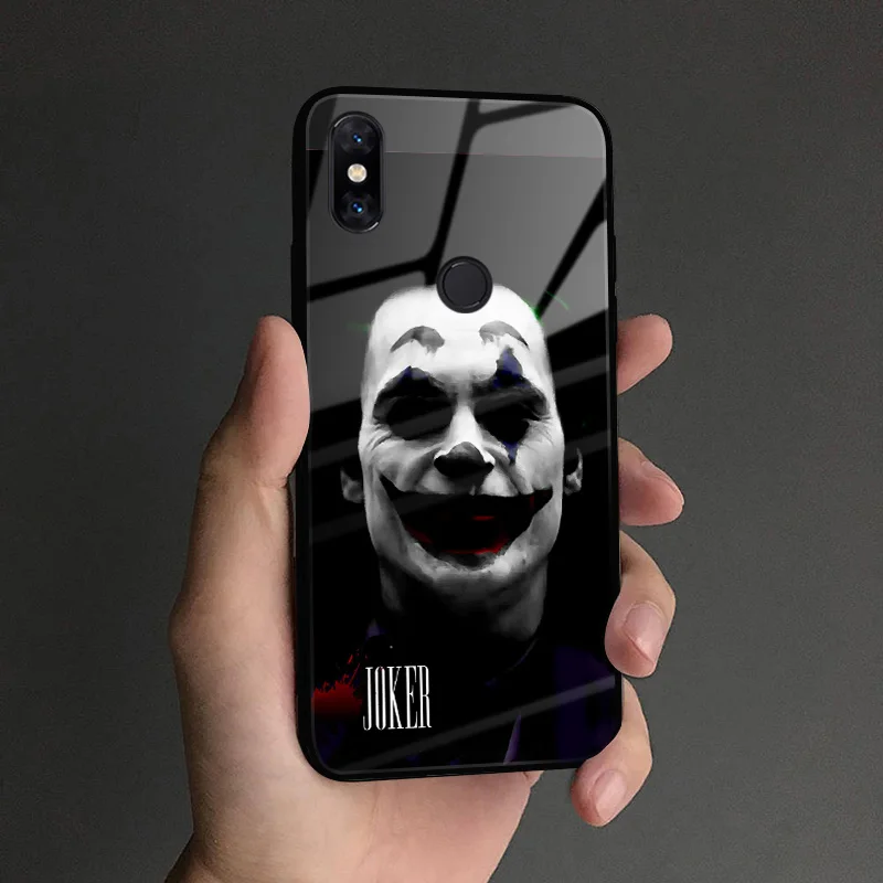 Пленка Joker Joaquin Phoenix силиконовый стеклянный чехол для телефона xiaomi mi 8 9 se lite max mi x 2 2s 3 redmi note 5 6 7 8 pro - Цвет: iD 76