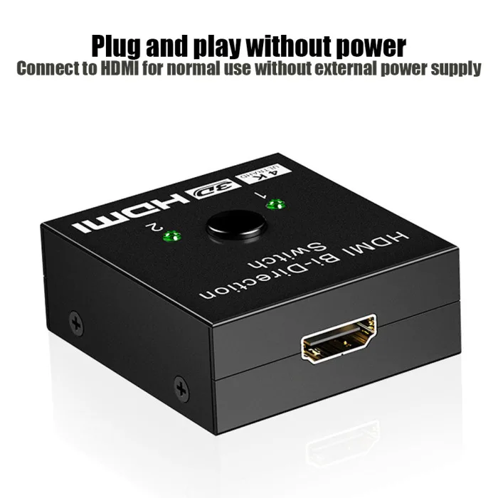 HDMI HDTV переключатель сплиттер двухнаправленного концентратора переключатель поддержка 4K высокой четкости VH99