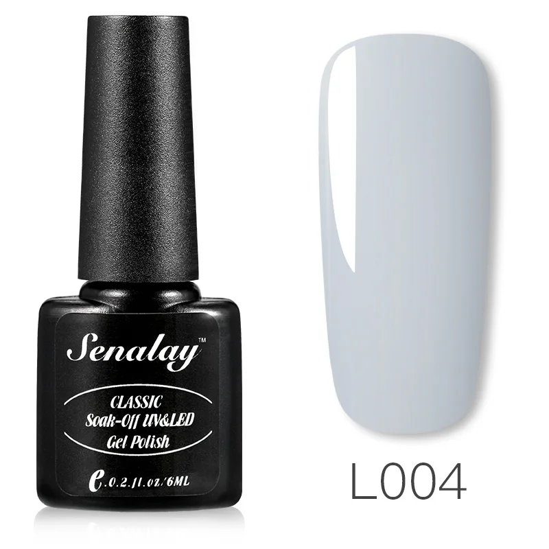 RE12-L004 SENALAY Гель-лак набор все для маникюра Полупостоянный Vernis верхнее покрытие УФ светодиодный гель лак удаляющийся замачиванием Гель-лак для ногтей - Цвет: RE12-L004
