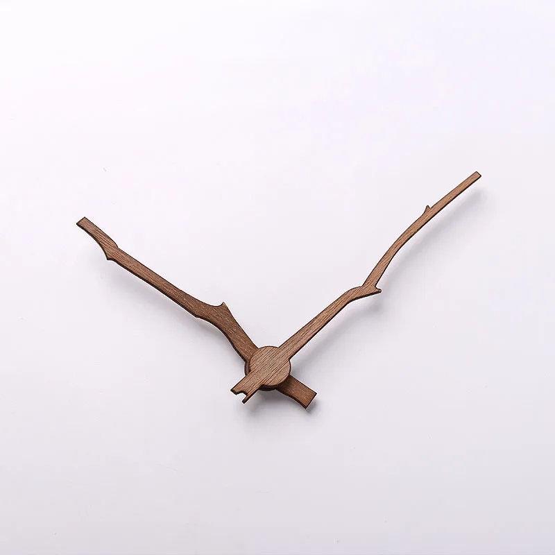 Solid Wood DIY Wall Clock Hands Repair Parts Tools Home Decor Walnut Wood Quartz Clock Pointers 12 14 inch Clocks Suitable for