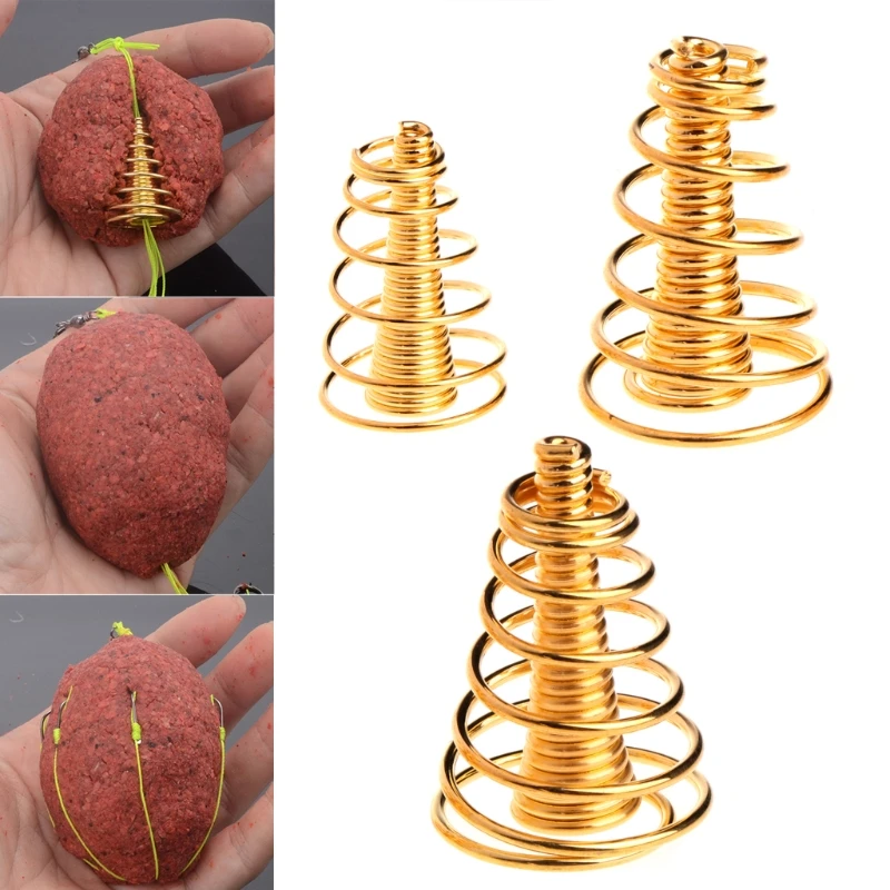 

Fishing Bait Spring Lure Inline Hanging Tackles Stainless Steel For Carp Feeder 62KF