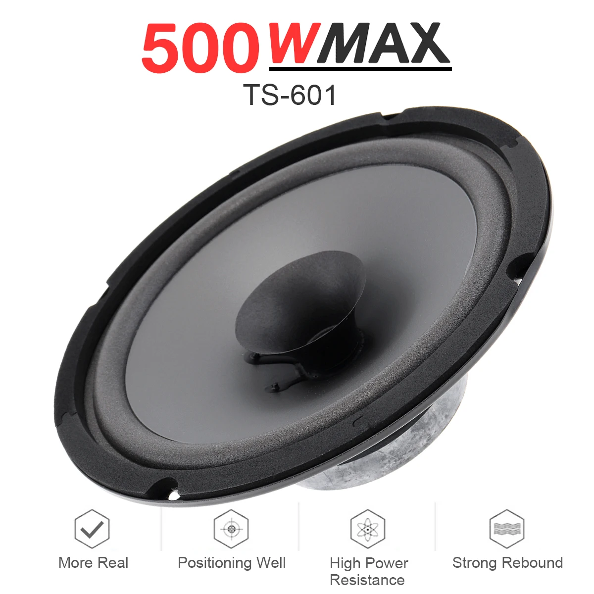 1pc / 2pcs 12V 6 Inch 500W Car HiFi Coaxial Speaker Vehicle Door Auto Audio Music Stereo Full Range Frequency Speakers car coaxial speakers