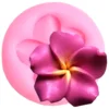 Plumeria Flower Silicone Molds Rose Flower Fondant Mould DIY Party Cake Decorating Tools  Clay Candy Chocolate Moulds ► Photo 2/6