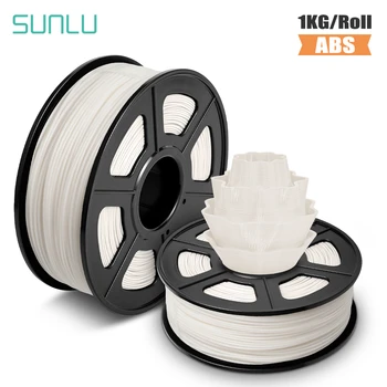 

SUNLU ABS 3D Printer Filament 1.75mm 1kg With Spool 100% No Bubble Consumable ABS 3D Filament For SL-300 Pen abs пластик