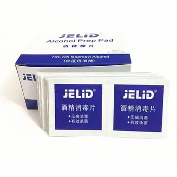 

1box Wet Wipe Disposable Disinfection Prep Swap Pad Antiseptic Skin Cleaning Care Mobile Phone Jewelry Clean Wipe