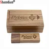 SHANDIAN (Free custom logo) Photography wooden usb + box usb flash drive memory stick pendrive 4GB 8GB 16GB 32GB wedding gifts ► Photo 2/6