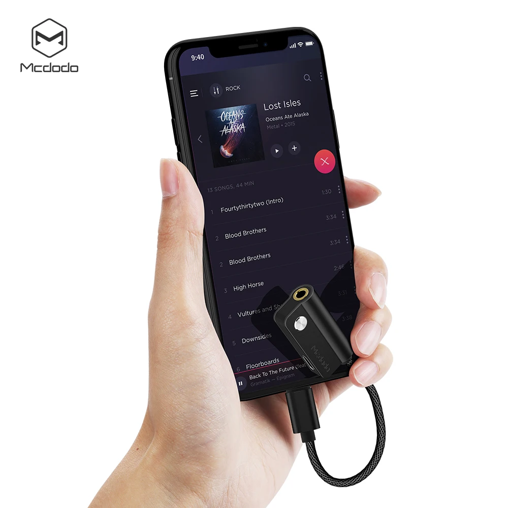 Mcdodo 2in 1 Audio Cable Adapter For IPhone X 8 7 3 5mm Jack Earphone Headphone