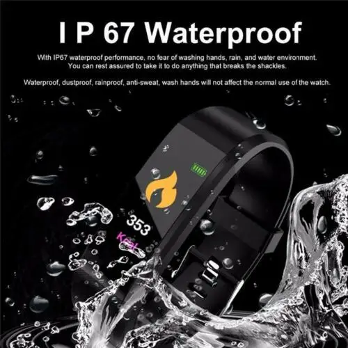 Цветной фитнес трекер ID115 Plus 115 Pro умный Шагомер браслет для ходьбы пульсометр