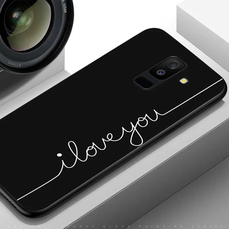 Черные чехлы из ТПУ для Samsung A10 A20 A30 A40 A50 A60 A70 A750 M10 M20 M30 M40 чехол A6 A9 A6Plus A8Plus