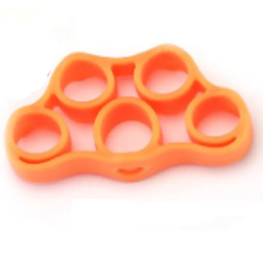 

Silicone Finger Gripper Strength Trainer Resistance Band Hand Grip Wrist Yoga Stretcher Finger Expander Exercise