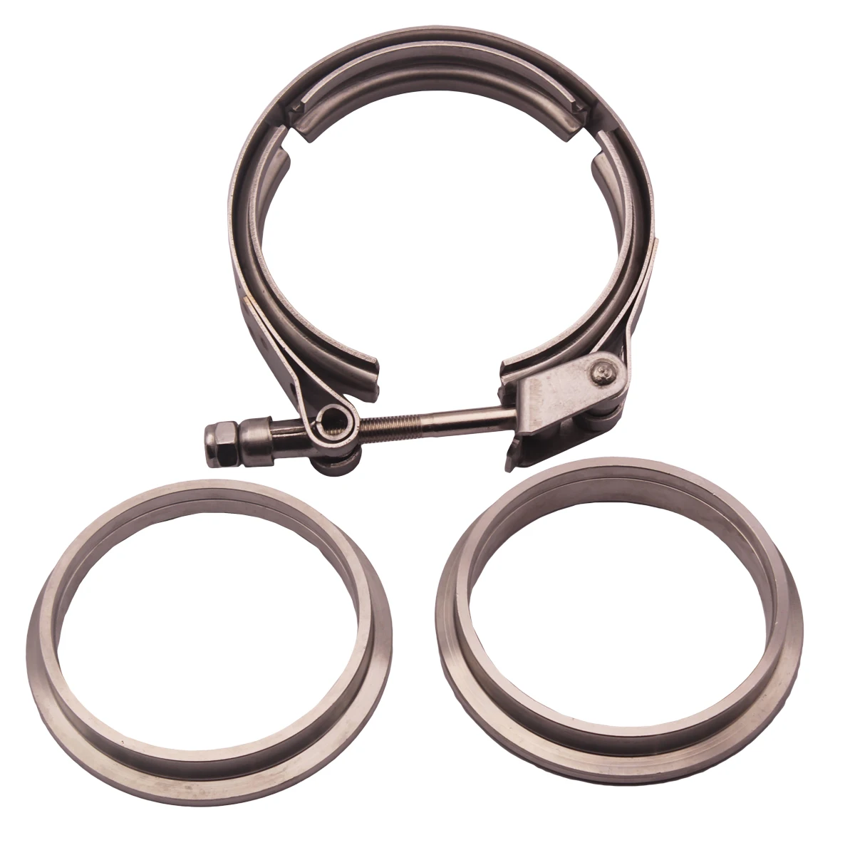 QUICK RELEASE 3" V-Band CLAMP and COLLAR SET 76mm(3") STAINLESS STEEL Vband Kit