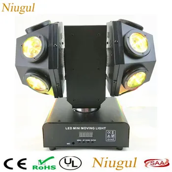 

12x10W Double Arms Beam Moving Head Stage Light/ RGBW DMX/Auto/Sound LED Rotate Beam Effect Moving Head Lights For Bar DJ Disco