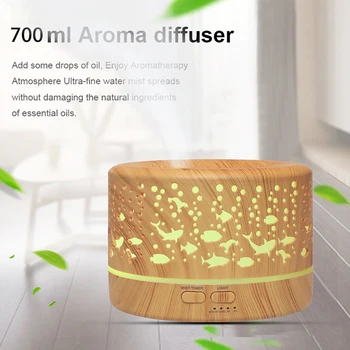 

700ml Ultrasonic Air Humidifier Aromatherapy Diffuser Mist Maker Aroma Diffuser