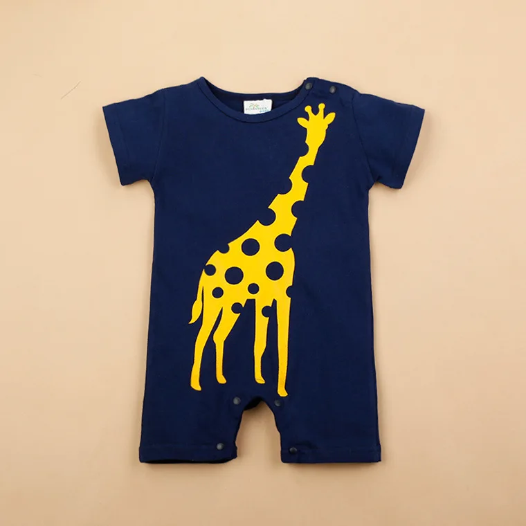 Newborn baby cotton rompers lovely Rabbit ears baby boy girls short sleeve baby costume Jumpsuits Roupas Bebes Infant Clothes