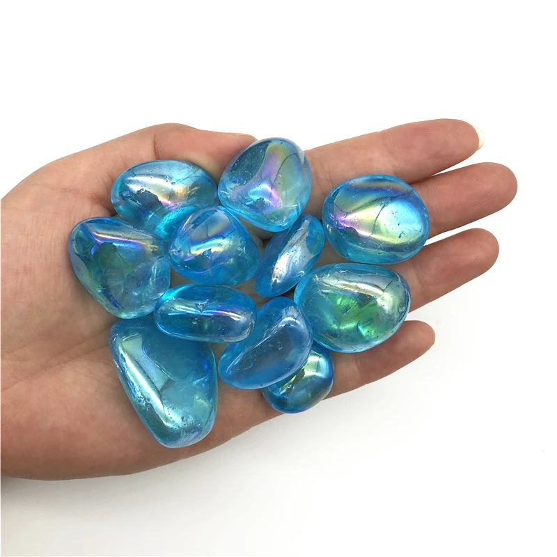 1//4lb Tumbled 100/% NATURAL Amazonite QUARTZ Crystal Stones 7-9mm Wholesale