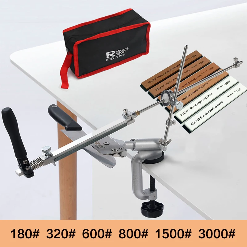 Professional Ruixin Pro RX 008 Fixed angle knife sharpener diamond whetstone sharpening stone tool Sharpen scissors | Дом и сад