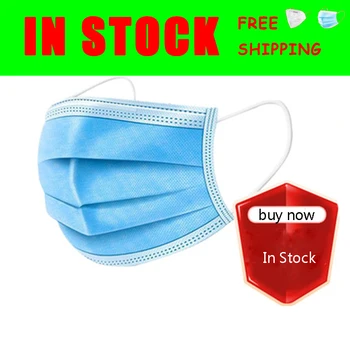 

Anti Mask Disposable Three Layer Filter Ear Hanging Non Woven Masks Shipped Antibacterial Anti Masks