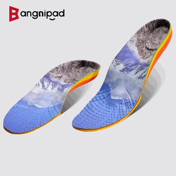 

BANGNIPAD Sports Breathable Insole Flat Foot Support Shock-Absorbant Deodorization Shoe Pad National Athlete Insoles Unisex