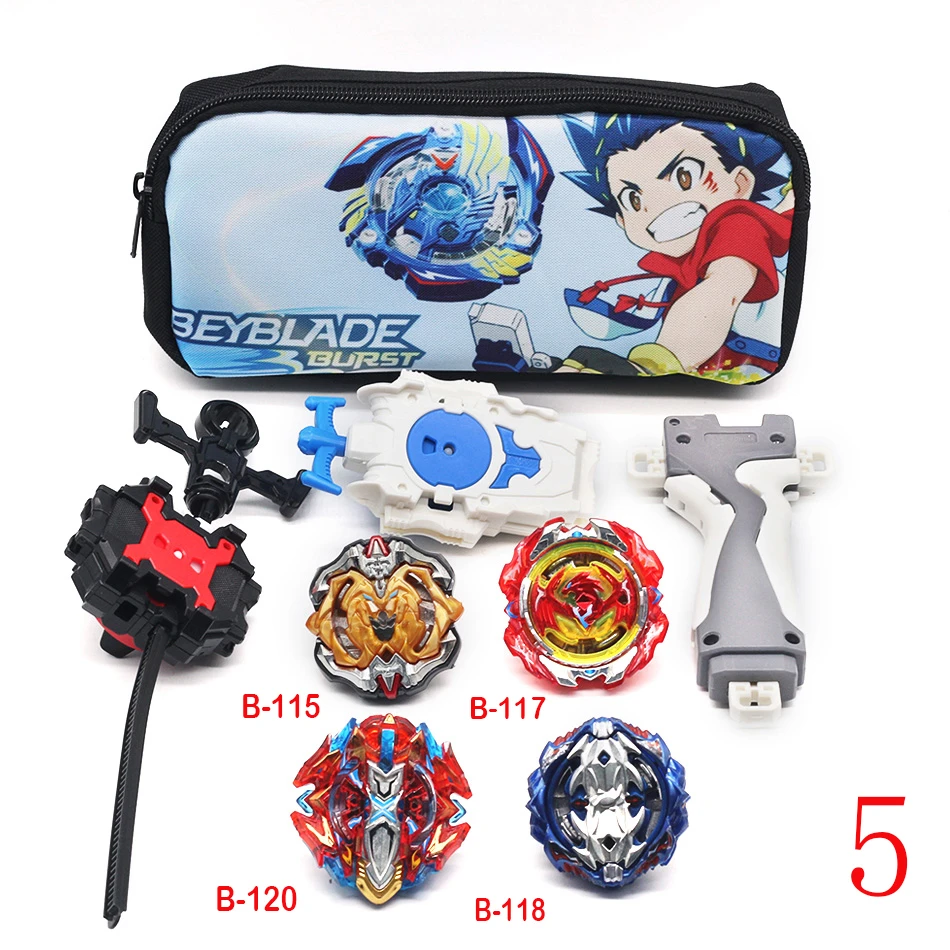 Короткие волновые игрушки Beyblades Burst с пусковой установкой и Bayblade металлический песок с Бог спиннинг Топы Bey игрушечный нож - Цвет: A5