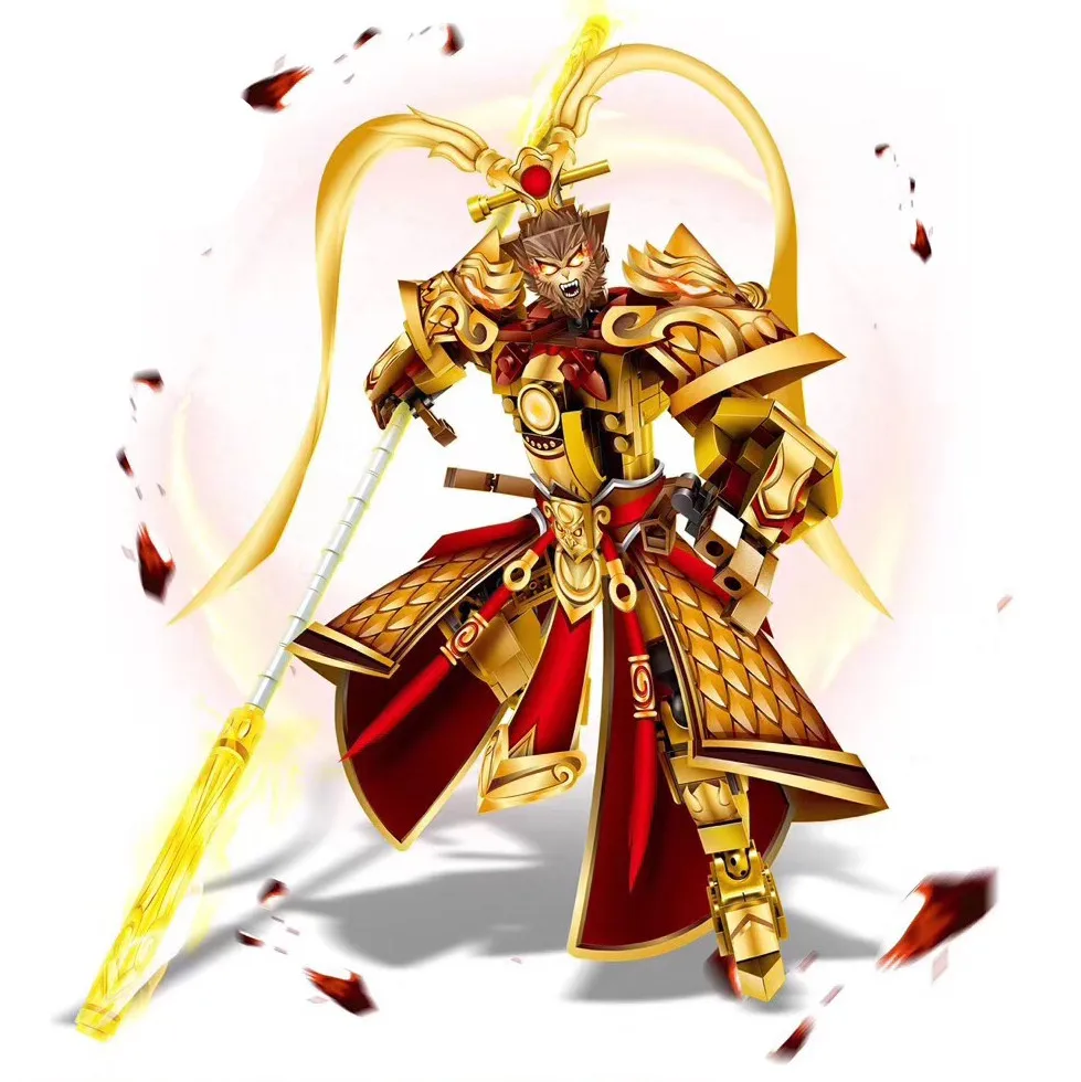 BIONICLE Romance of the Three Kingdoms Lu Bu Cao модель строительные блоки кирпичи игрушки Juguetes