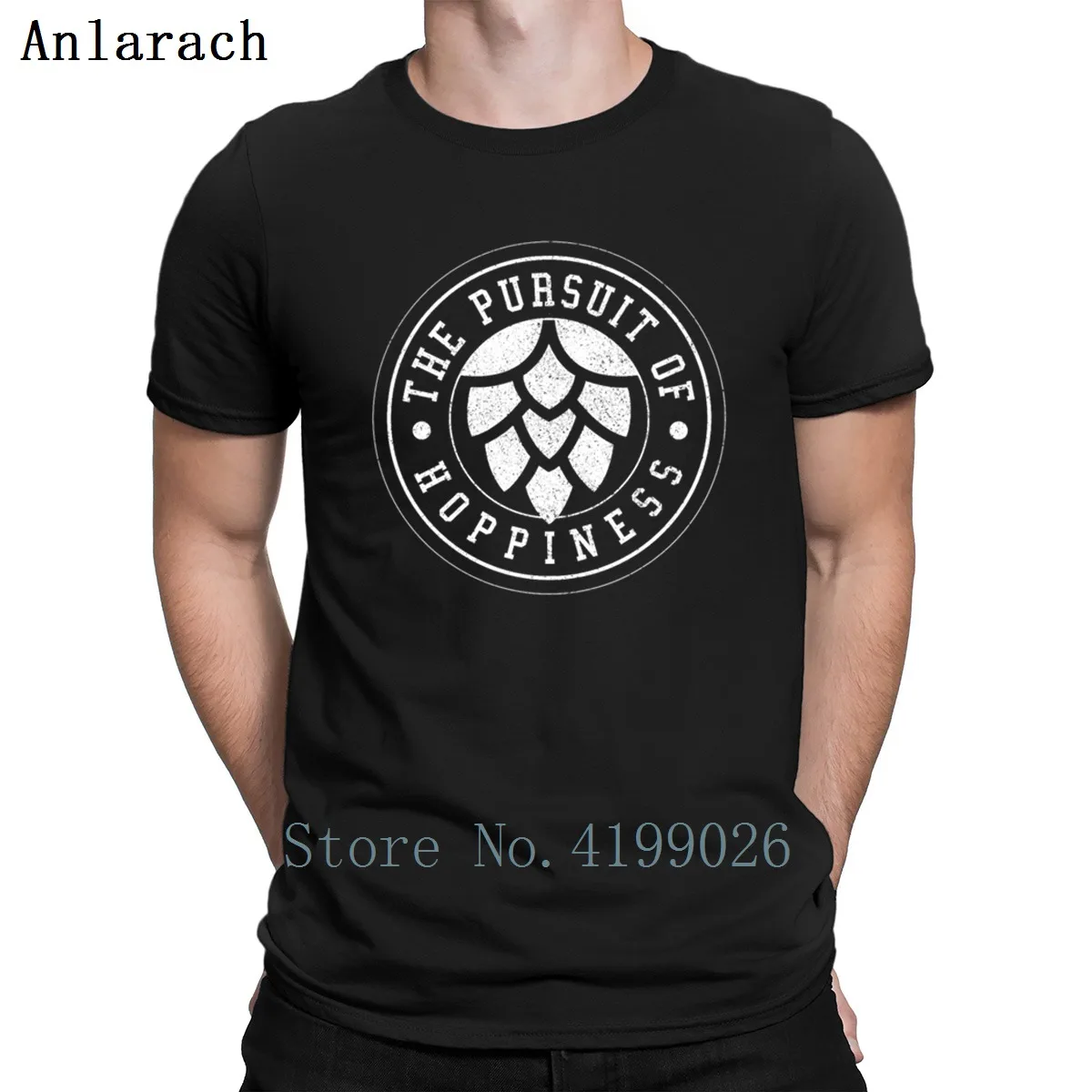The Pursuit Of Hoppiness Craft Beer Hops Funny T-Shirts Tee Tops Spring Slim Fit Size S-3xl T Shirt Clothes Outfit Printing |