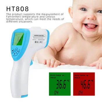 

Non-Contact Forhead Thermometer Infrared Body Digital With LCD Display Measurement For Baby/Kids/Adult Drop Shipping Hot Sale