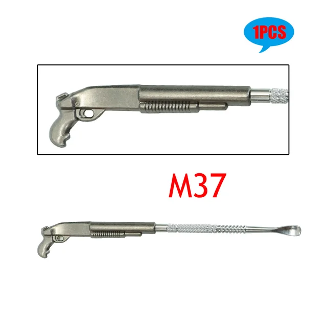 TOPPUFF AWM RPG M416 Smokes Wax Carving Tool Stainless Steel Multifunctional Titanium Nail Dabber Dab Spoon Smoking Accessoires M37