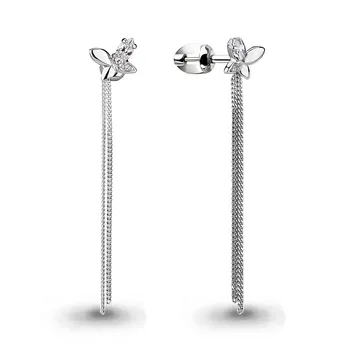 

AQUAMARINE stud with cubic, silver 925