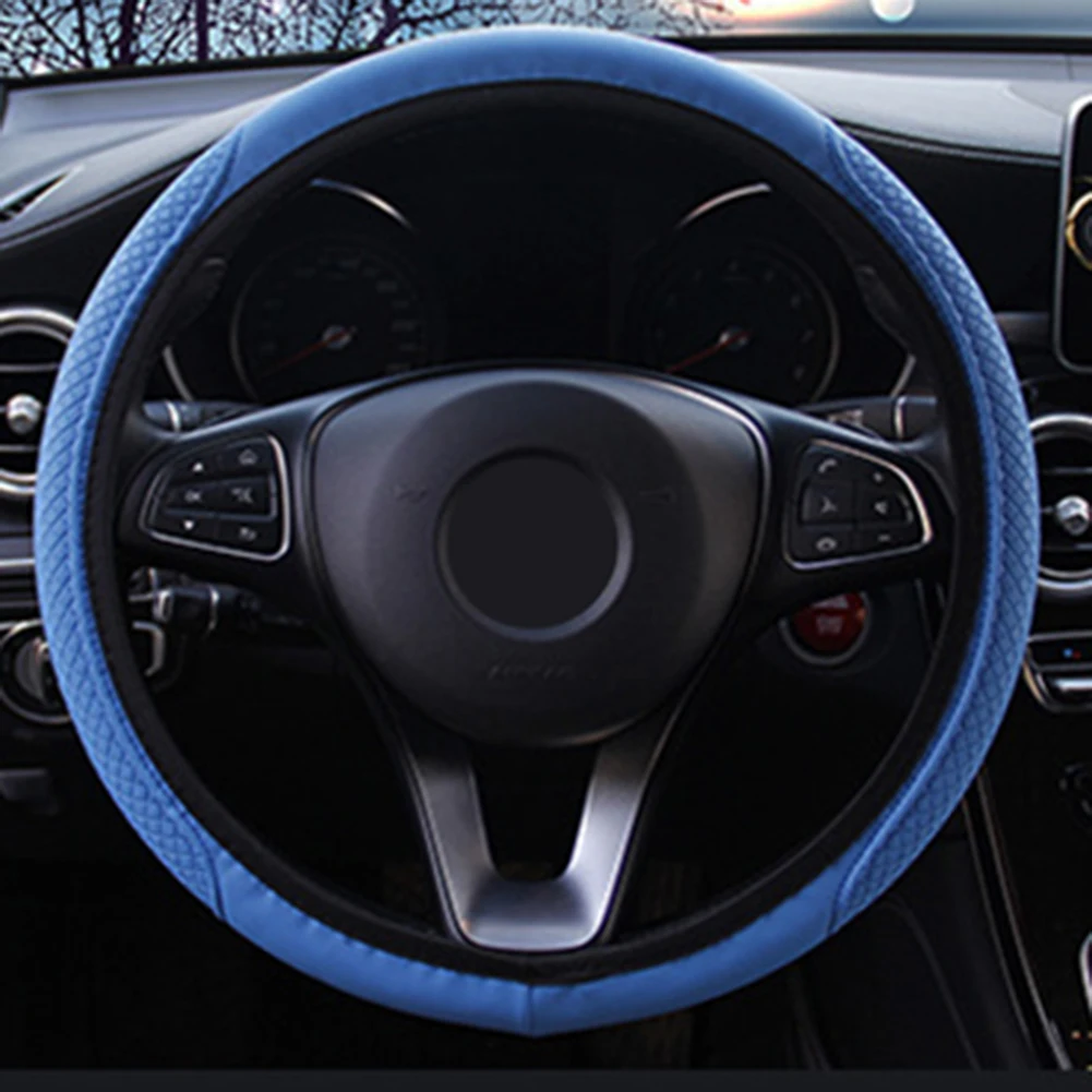 

Non-slip Steering Wheel Cover Accessories For all standard size 15"/37-38CM