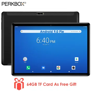 

Newest Perkbox 10 inch tablet Octa Core 3GB RAM 32GB ROM 1280 x 800 IPS HD Screen Dual Cameras Android 9 tablet pc 4G FDD LTE