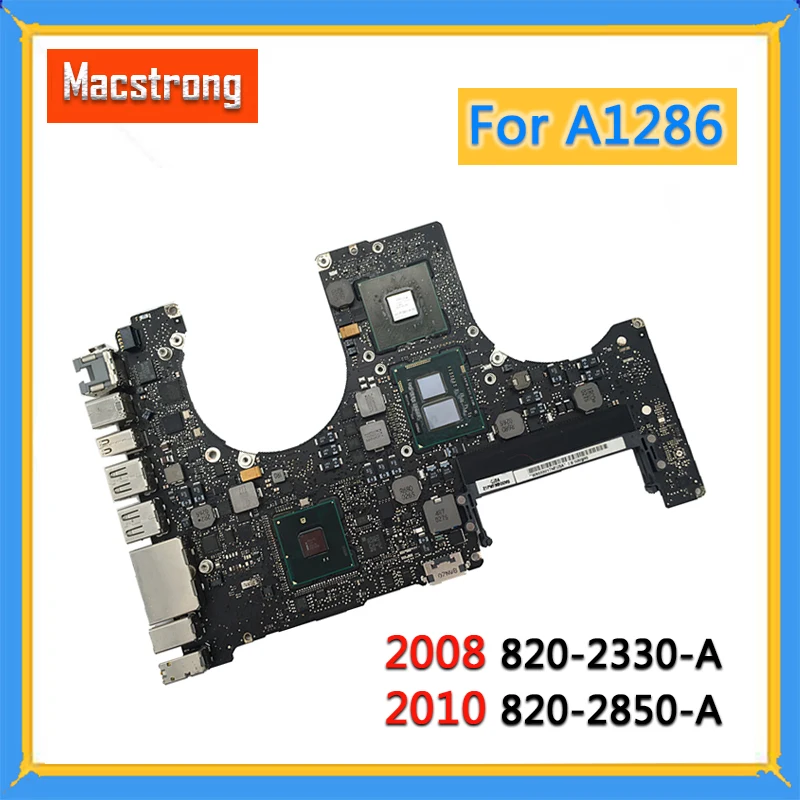 Материнская плата 820-2850-A/B A1286 2010 для MacBook Pro 15 &quot логическая 2 4 ГГц/2 53 66 ГГц 820-2330A/B 2008