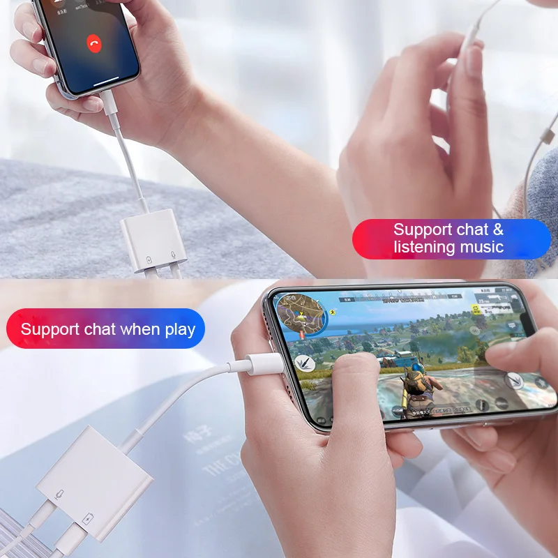 3 5mm Jack Headphone Adapter for iOS 13 Aux 3 5 mm Audio Charging for iPhone 7 8 X XR XS MAX for Lightning Cable Converter