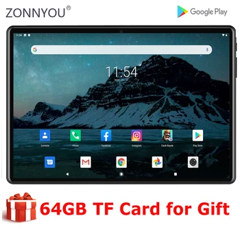 

2020 Newest 10.1 Inch Tablet Octa Core 1280*800 HD IPS Screen Dual Sim Cards 4GB RAM 64GB ROM Android Tablet PC For Gifts