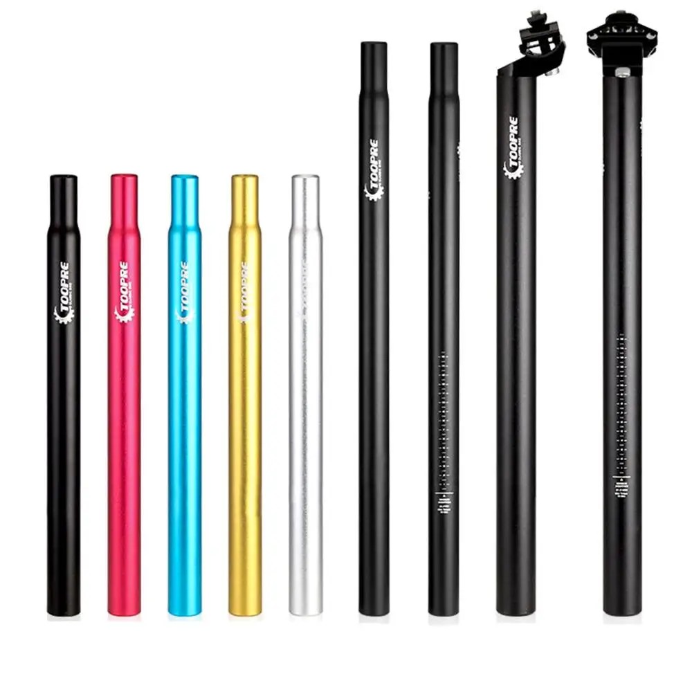 

25.4 27.2 28.6 30.8mm MTB seatpost 350 450mm Aluminum Alloy seat tube Long fixed gear seat post extension Bike Parts Aceessories