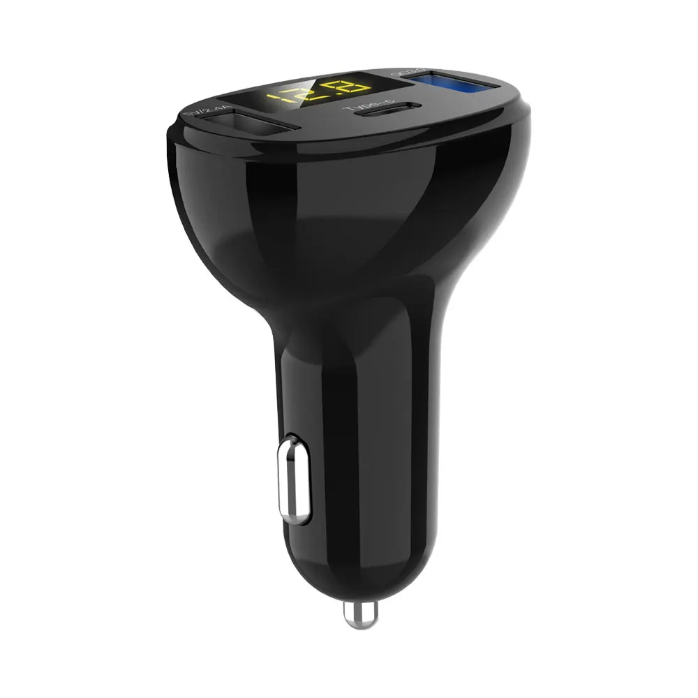 Vehemo QC3.0+ 2.4A зарядное устройство Автомобильное быстрое зарядное устройство мобильный телефон один для трех зарядное устройство s эффективная зарядка автомобильное зарядное устройство прикуриватель