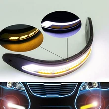 2 PIÈCES 12V LED Voiture Diurne DRL Brouillard Faible Consommation D'énergie Imperméable Jour Led Antibrouillards Pour Voitures
