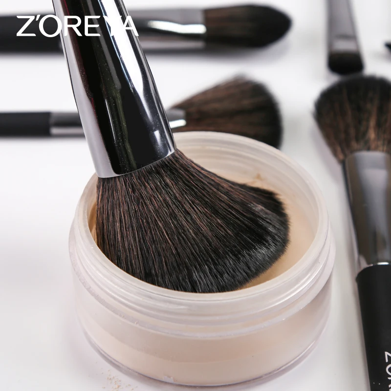 ZOREYA Makeup Brush Set 10pcs Cosmetic Brush Powder Foundation Blush and Eye Brushes