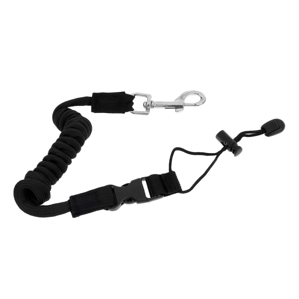 MultipleColors 140cm Elastic Coiled Cord Lanyard SUP Leash For Kayak Canoe Paddle Fishing Rod for Water Sports