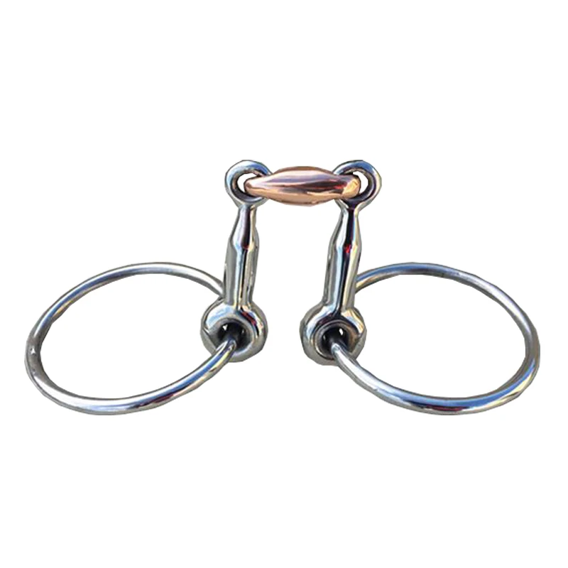 Stainless Steel Ring Snaffle Bit Mouthpiece Horse Equipment 13.5cm |
