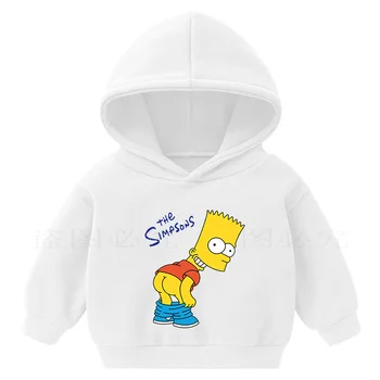 

Boys hoodies Kids Clothes Sweatshirt Autumn Children Simpson Long Sleeve Funny anime hoodies for teen girls baby boy clothes 14T