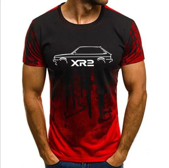 Men's T shirts Print T-shirt Summer FORD FIESTA XR2 MK1 INSPIRED CLASSIC CAR T-SHIRT Camouflage Short Sleeve tshirt | Мужская одежда