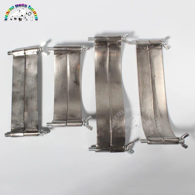Abrazadera de guía de corte de oreja con dientes para perros, herramientas de recorte de oreja, instrumentos de veterinaria