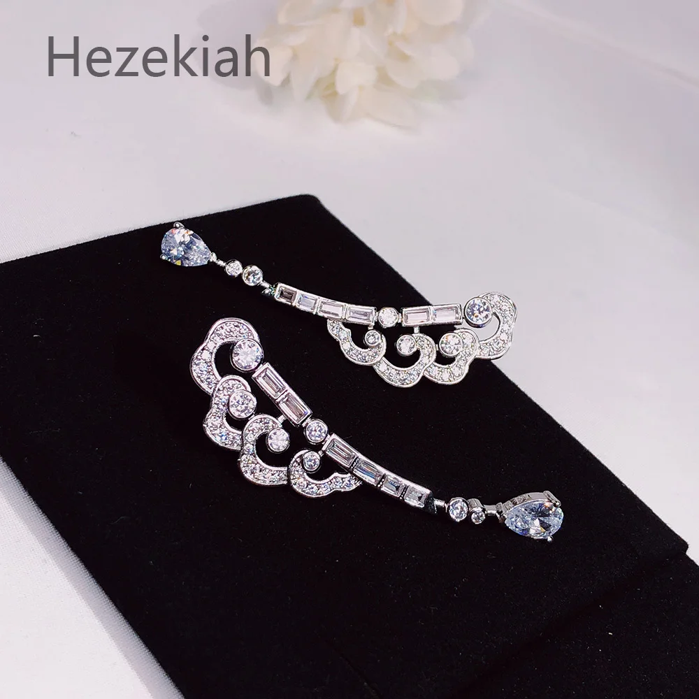 Celebrity Earrings Luxury High-end Quality Temperament Lady  Wholesale Fine Jewelry Trending Alternative Fashion