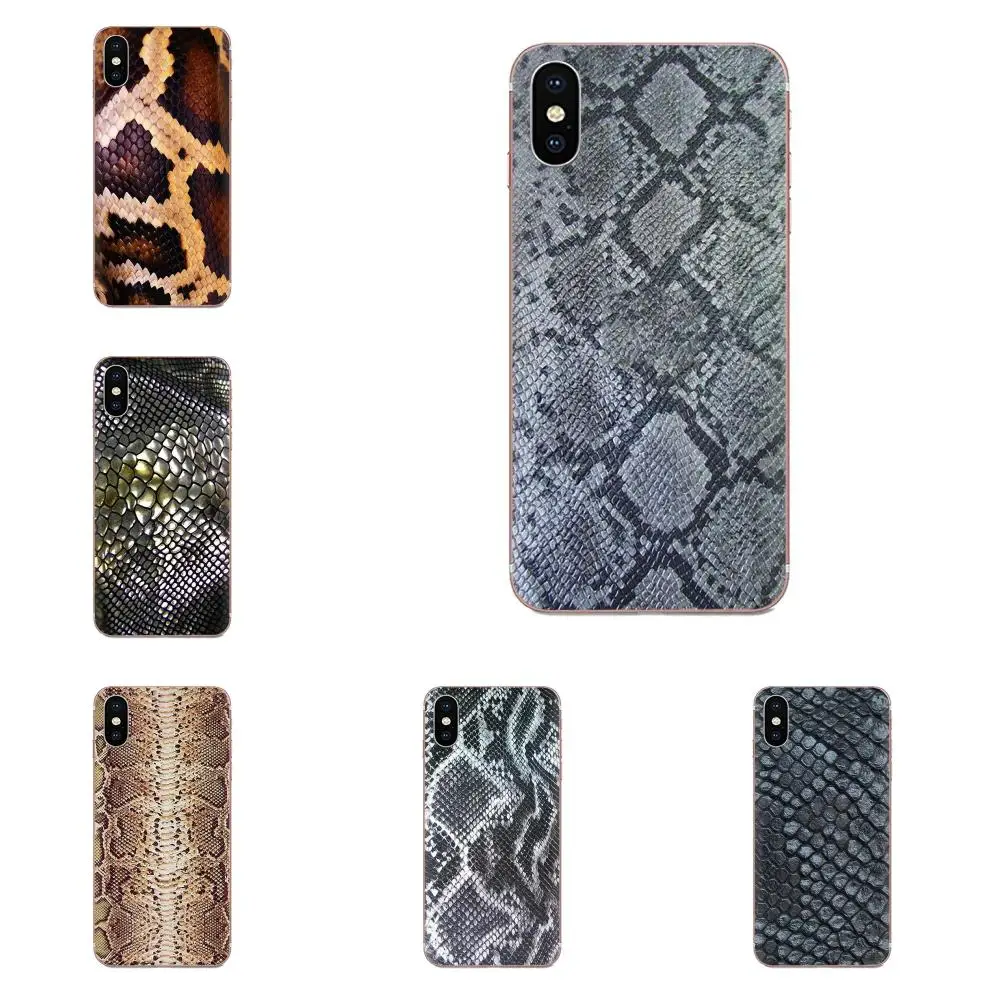 Противоударные задние Чехлы для Xiao mi 3 4 4C 4i 5 5s 5X6 6X8 SE Pro Lite A1 Max x 2 Note кожа питона змеи