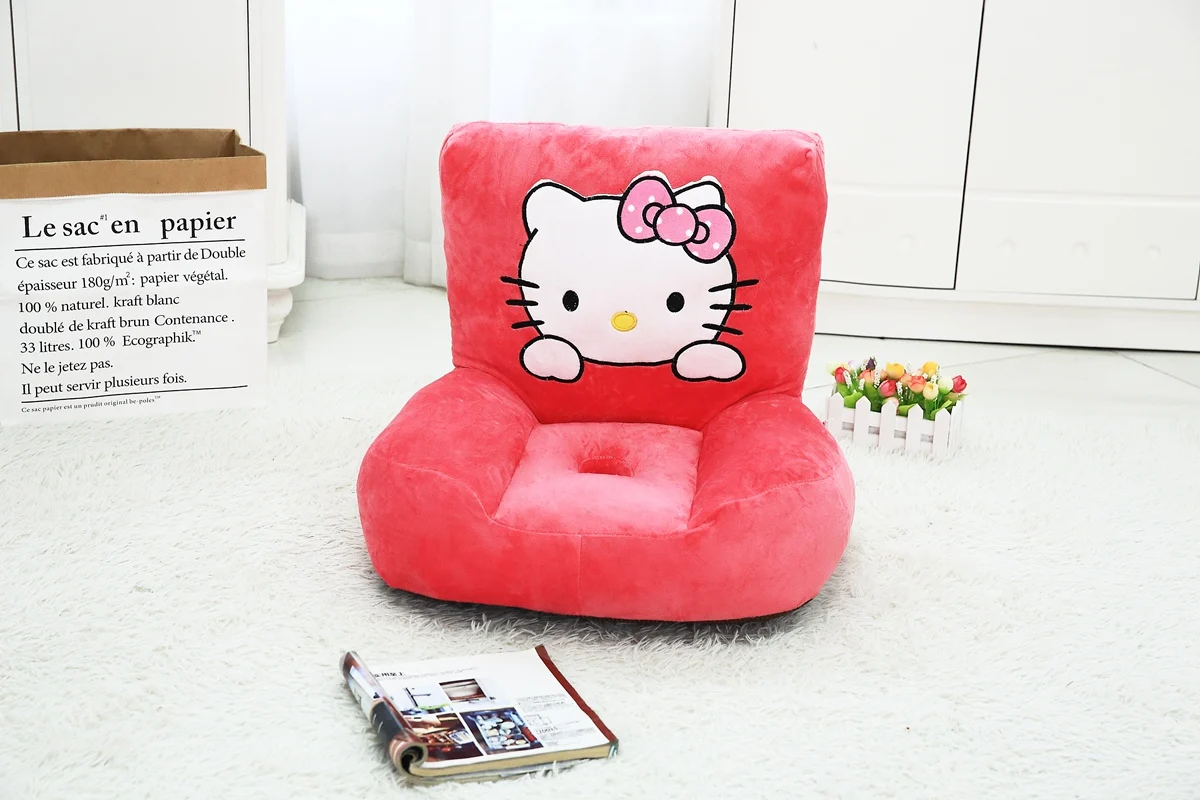 Cartoon Super Hero Toys Plush Baby Seat Feed Chair Stuffed Spiderman Batman Dolls Baby Soft Chair Plush Toys for Kids Gift - Цвет: Бургундия