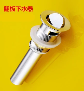 

Modern style Bathroom basin waste Pop Up Waste Vanity Vessel Sink Drain With overflow hole F66 F66-2