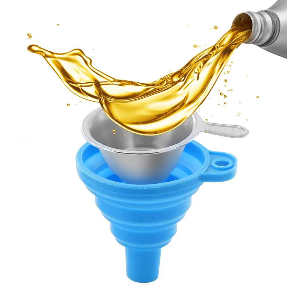 3D Printer parts Silicon Funnel+Metal UV Resin Filter Cup+tweezers+SLA Resin Special Tool Shovel for Photon DLP Parts - 4