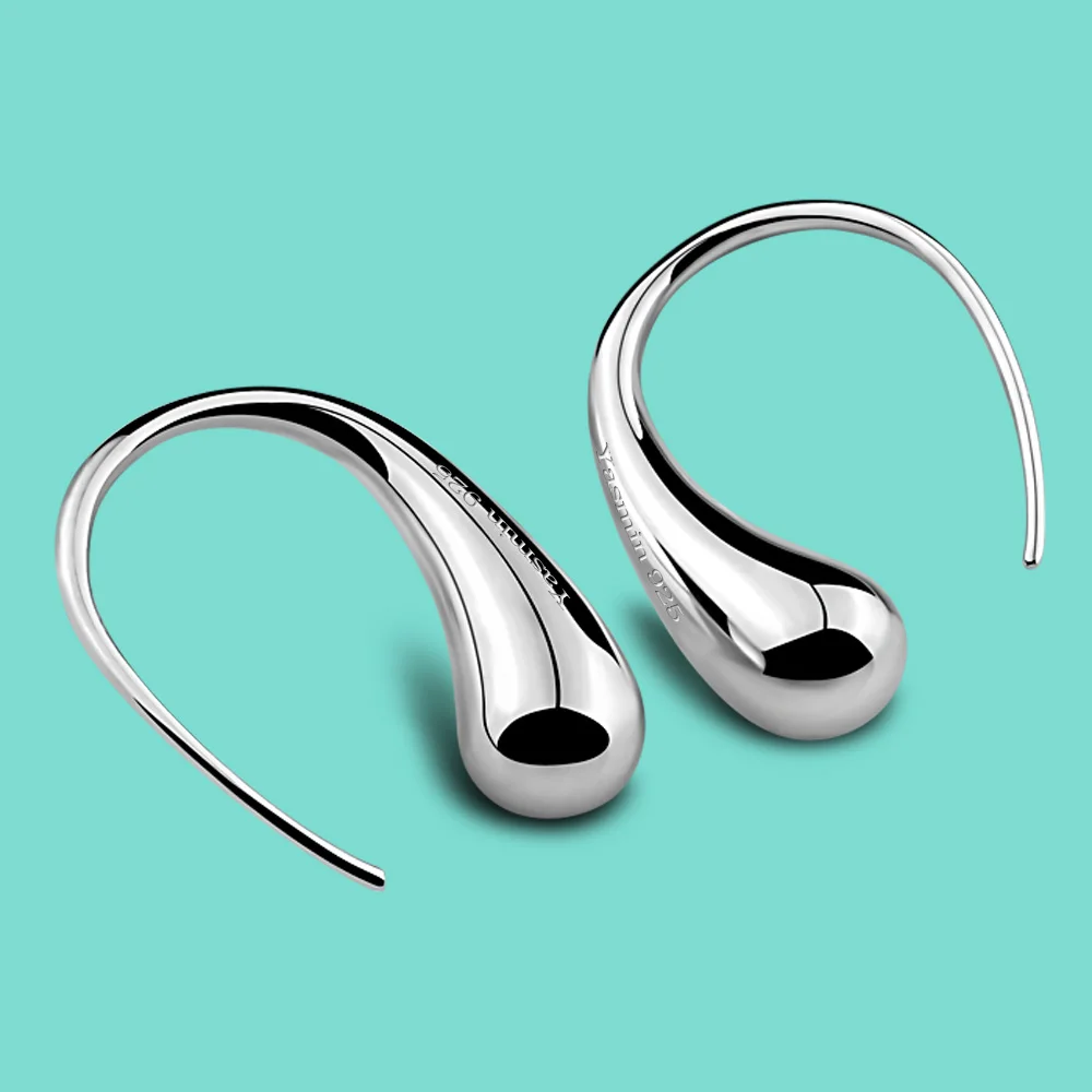 Серьги женские серебряные с подвесками в виде капель воды|drop earrings|drop silver earringsearrings