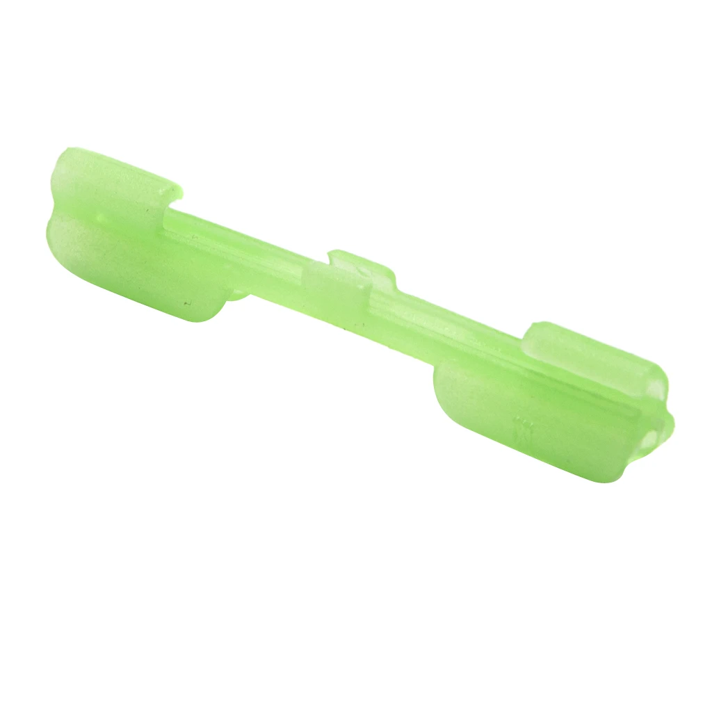 10pcs Fluorescent Glow Stick Clip Lightstick Fishing Night Float Dark Glow Sticks Clip Holder, Men Women Outdoor Fishing